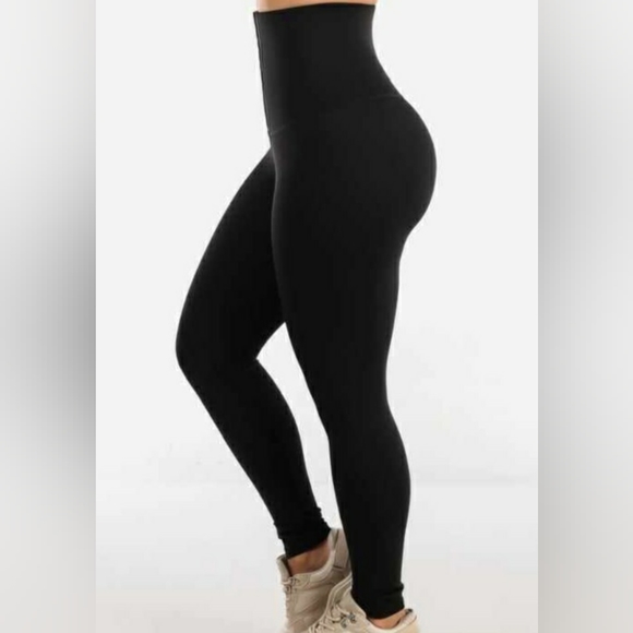 Black High Waisted Corset Legging - Picture 5 of 8